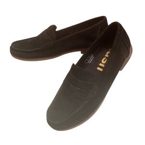 Hush Puppies Black Suede Loafer Womens 9.5